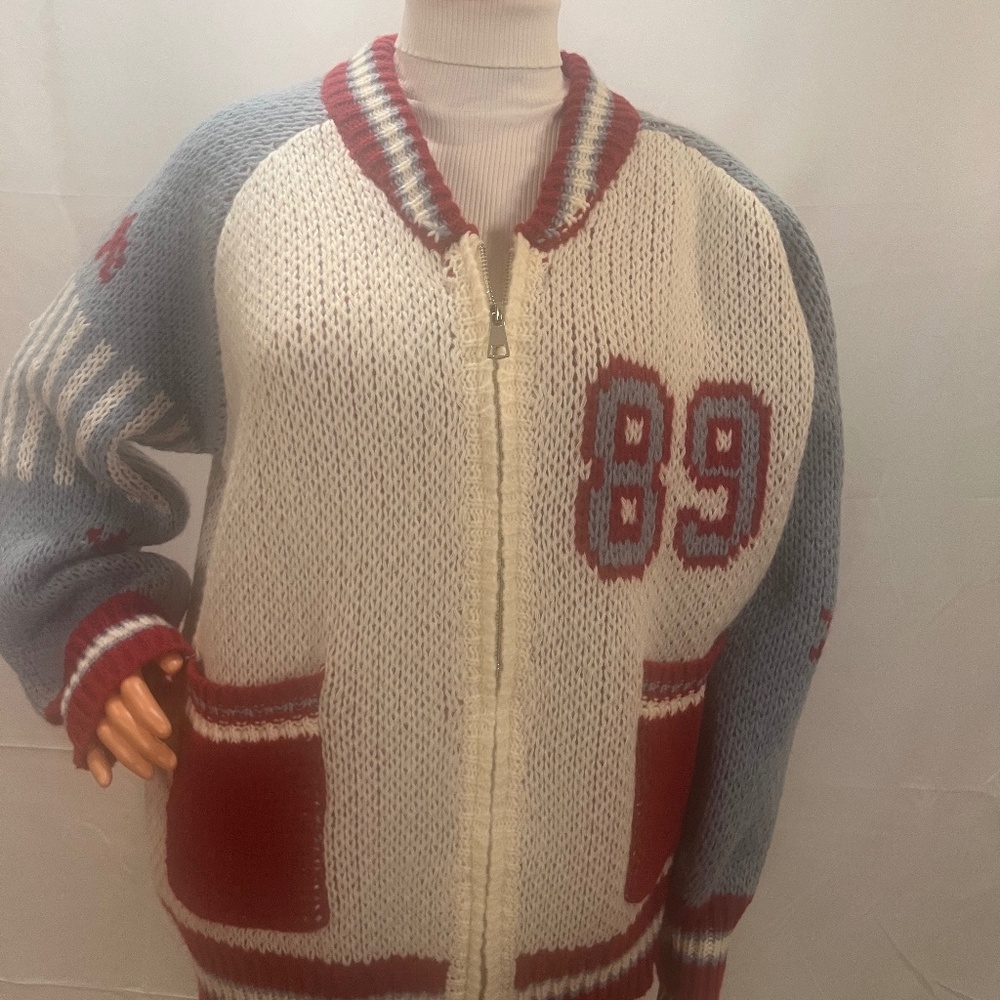 Janae varsity sweater NWOT